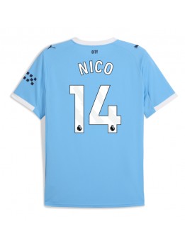 Manchester City Nico Gonzalez #14 Replika Hemmakläder 2025-26 Kortärmad
